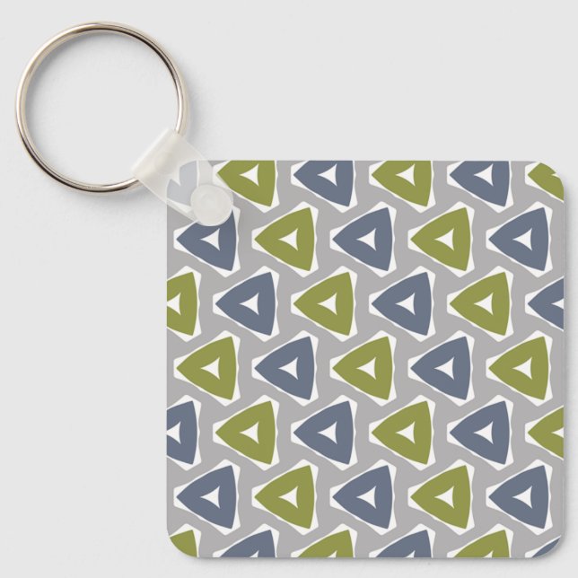 Porte-clés triangle bohème atténué (Recto)