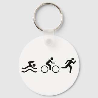 Porte-clés Triathlète