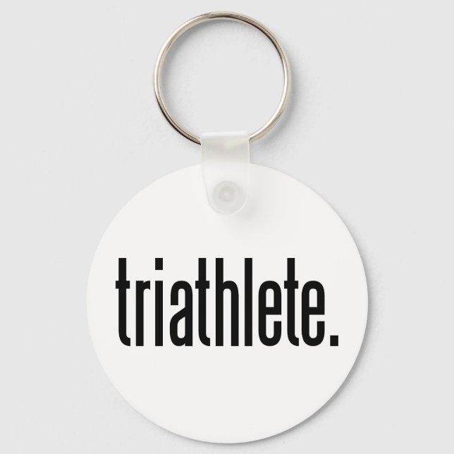 Porte-clés Triathlète. (Recto)