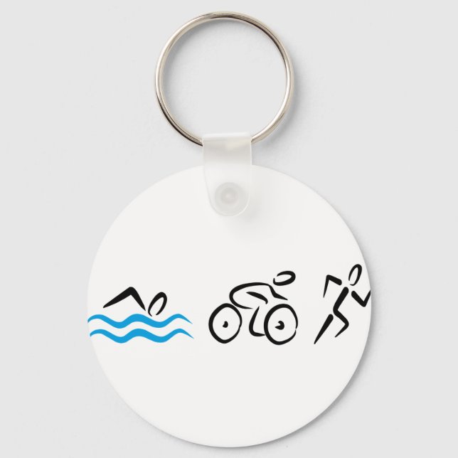 Porte-clés Triathlon (Recto)