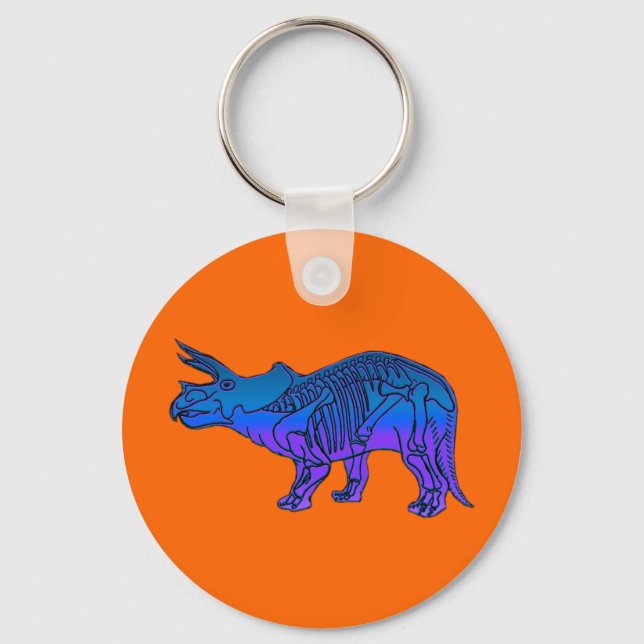 Porte-clés Tricératops (Recto)