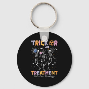 Porte-clés Trick Or Halloween Radiothérapie en Oncologie Rad 