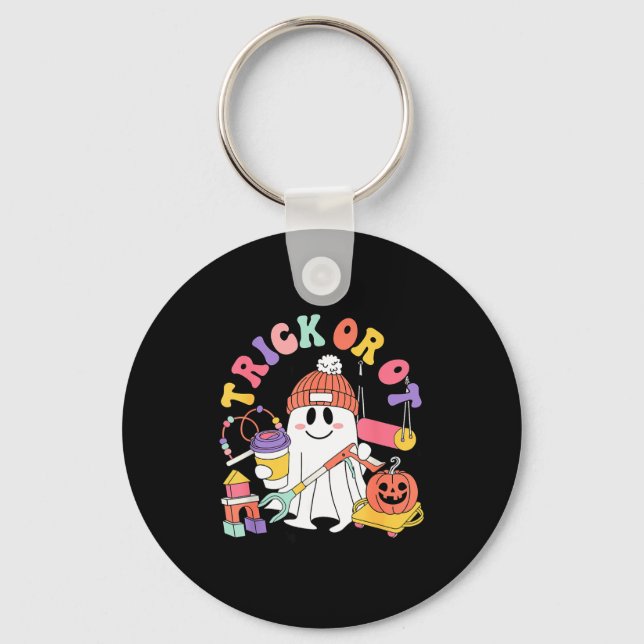 Porte-clés Trick Or Ot Occupational Therast Ghost Halloween W (Recto)