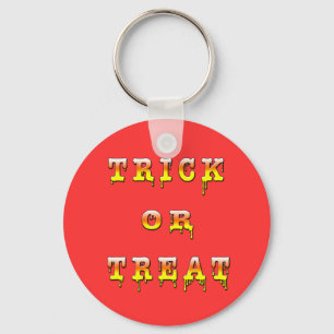 Porte-clés Trick ou traitement (couleur bonbon de maïs)
