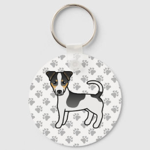 Porte-clés Tricolor Smooth Coat Jack Russell Terrier Dog