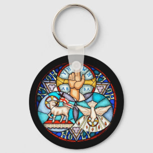 Porte-clés Trinité Le Père, Le Fils Et Le Symbole Saint-Espri