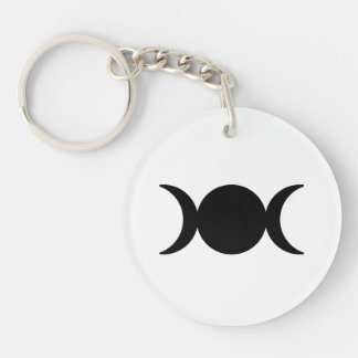 porte-clés triple lune || cadeaux pour sorcières