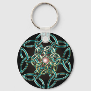 Porte-clés Triquetra Circle Knot Keychain