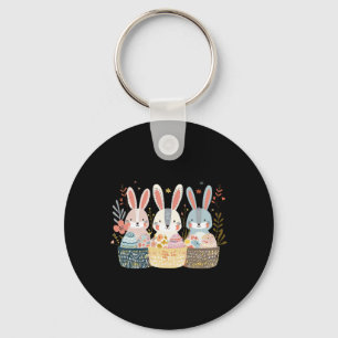 Porte-clés Trois lapin de Pâques lapin Oreilles de lapin Grap
