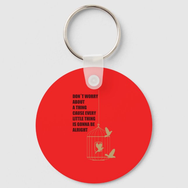 Porte-clés Trois Petits Oiseaux (Recto)