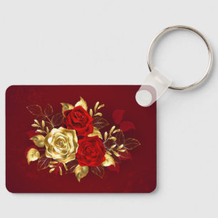 Porte-clés Trois Roses de bijoux
