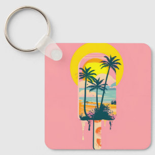 Porte-clés Tropical Summer Sunset Sweets Paradise