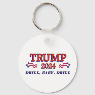 Porte-clés Trump 2024 Drill Baby Drill Porte - clé