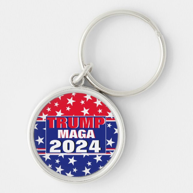 PORTE-CLÉS TRUMP 2024 MAGA (Devant)