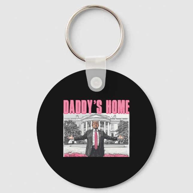 Porte-clés Trump 2024 Prenez America Ck Daddy's Home Trump Pi (Recto)