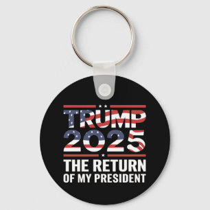 Porte-clés Trump 2025 Le Retour De Mon Président 47e US