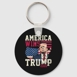 Porte-clés Trump 2028 l'Amérique Gagne 