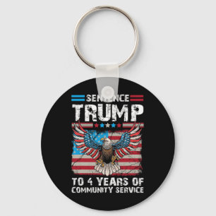 Porte-clés Trump À 4 Ans De Service Communautaire Trump 2024