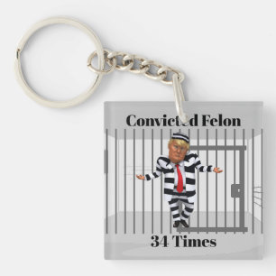 Porte-clés Trump a condamné le Porte - clé Felon