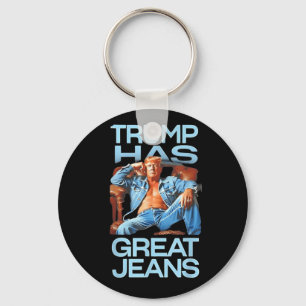 Porte-clés Trump A De Grands Jeans Drôle Humour Politique Don