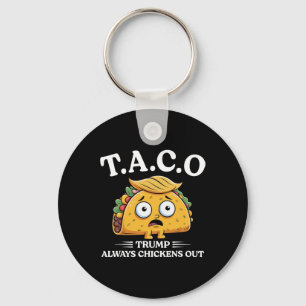 Porte-clés Trump abandonne toujours Taco drôle Taco Trump Ch