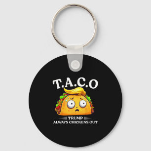 Porte-clés Trump abandonne toujours Taco drôle Taco Trump Ch