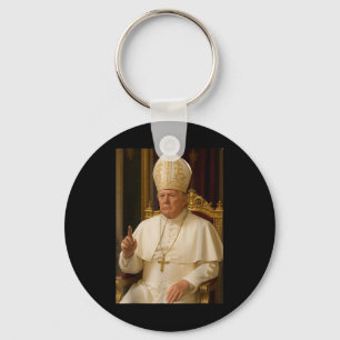 Porte-clés Trump en tant qu'Eglise du Vatican Pape Trump drôl