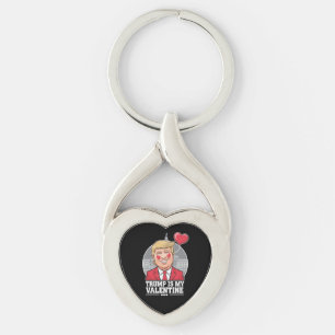 Porte-clés Trump est ma Saint Valentin