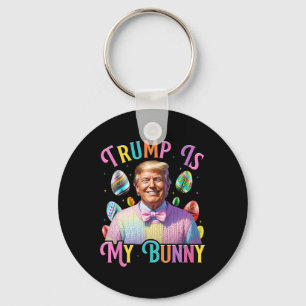 Porte-clés Trump Est Mon Lapin De Pâques Chasse Oeufs Faire P
