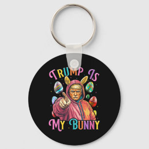 Porte-clés Trump Est Mon Lapin De Printemps Chasse Oeufs Fair