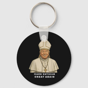 Porte-clés Trump et le pape du Vatican Trump font du vatikan