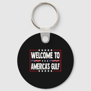 Porte-clés Trump Golfe Des États-Unis Golfe Drôle Du Mexique 
