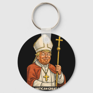 Porte-clés Trump papal Amusement Conception Avec Des Vestment