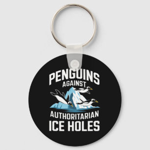 Porte-clés Trump Penguins contre les trous de glace autoritai