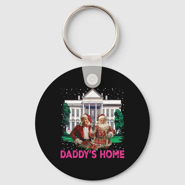 Porte-clés Trump Pink 2024 Take America Ck Daddy's Home Chris (Recto)