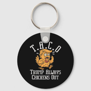 Porte-clés Trump se dégonfle toujours Allons-y Taco Drôle 8