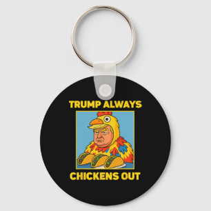 Porte-clés Trump se dégonfle toujours Mème drôle Taco