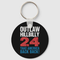 Trump Vance 2024 Hors-la-loi Hillbilly Drapeau amé