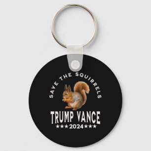 Porte-clés Trump Vance 2025 Sauvez Les Écureuils Sauvez Les É