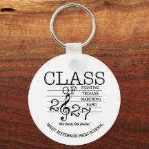 TRUMPET Class of 2027 Marching Band Keychain