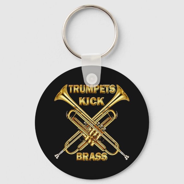 Porte-clés Trumpets Kick Brass (Recto)