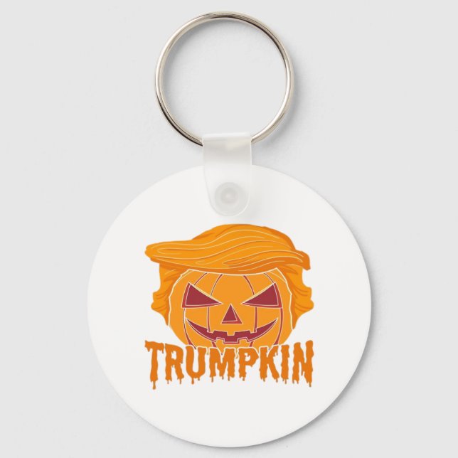Porte-clés Trumpkin Classic - Style Président Citrouille (Recto)