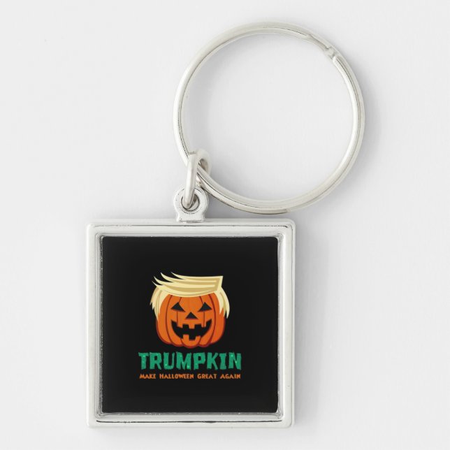Porte-clés Trumpkin Rendre Halloween plus grand citation (Devant)
