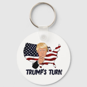 Porte-clés Trump's turn keychain