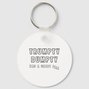Porte-clés Trumpty Dumpty A Une Grande Automne Drôle Humour A