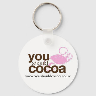 Porte-clés Tu devrais du cacao