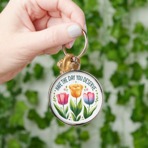Porte-clés Tulipe gaie - Inspiration florale