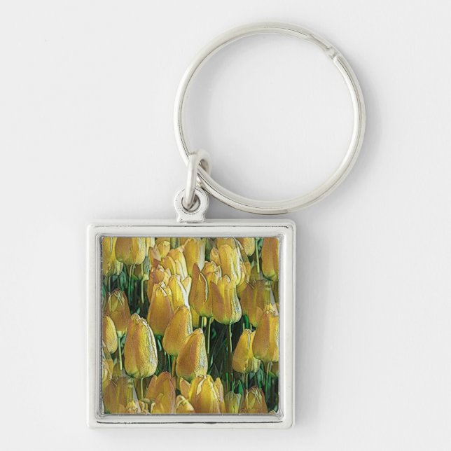 Porte-clés Tulips Sunshine Yellow (Devant)