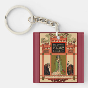 Porte-clés Turandot Opéra Art Nouveau Vintage 