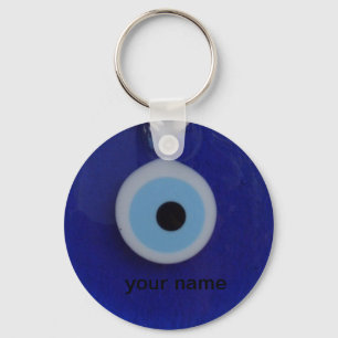 Porte-clés Turkish bead evil eye amulet tag Keychain